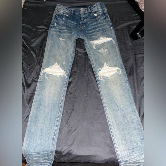 Jeans | Amiri Mx1 White Patch | Poshmark